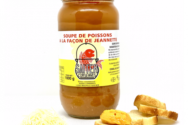 Soupe de poisson à la façon Jeannette rehaussée en épices – 800 g