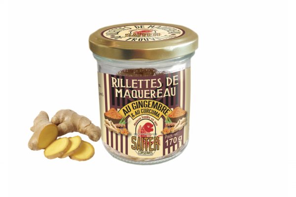 Pot Rillettes de maquereau au gingembre – 170g
