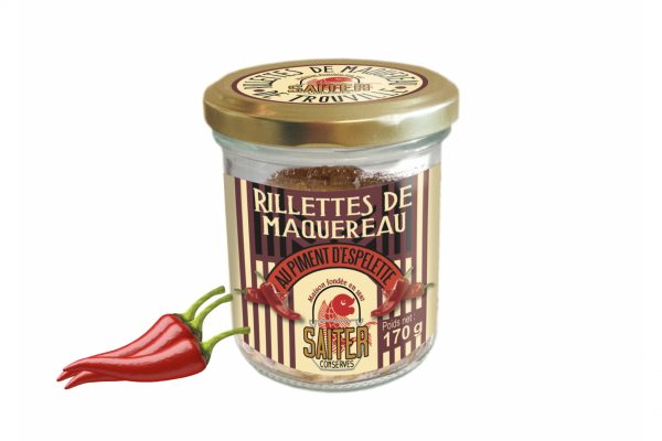 Pot Rillettes de maquereau au piment d’Espelette – 170g