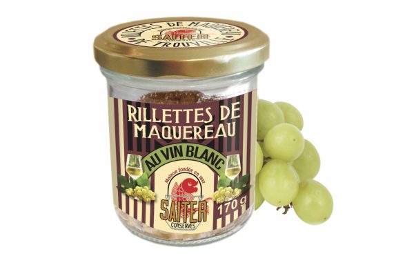Pot Rillettes de maquereau au vin blanc – 170g