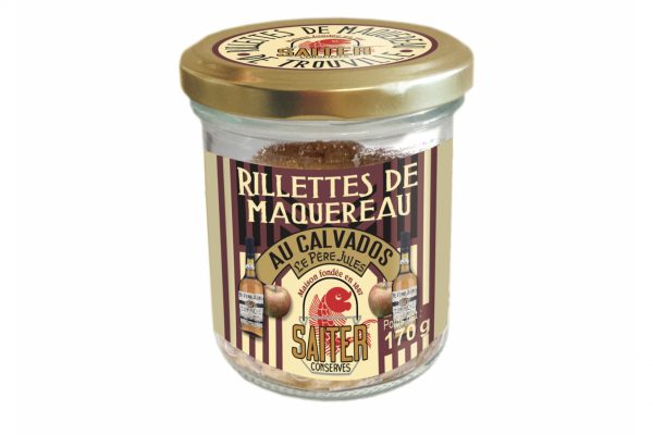 Pot Rillettes de maquereau au Calvados – 170g